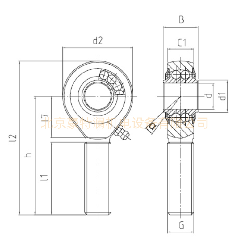 BRM20-00-501 BRM20-00-502德國(guó)durbal桿端關(guān)節(jié)軸承尺寸參數(shù)